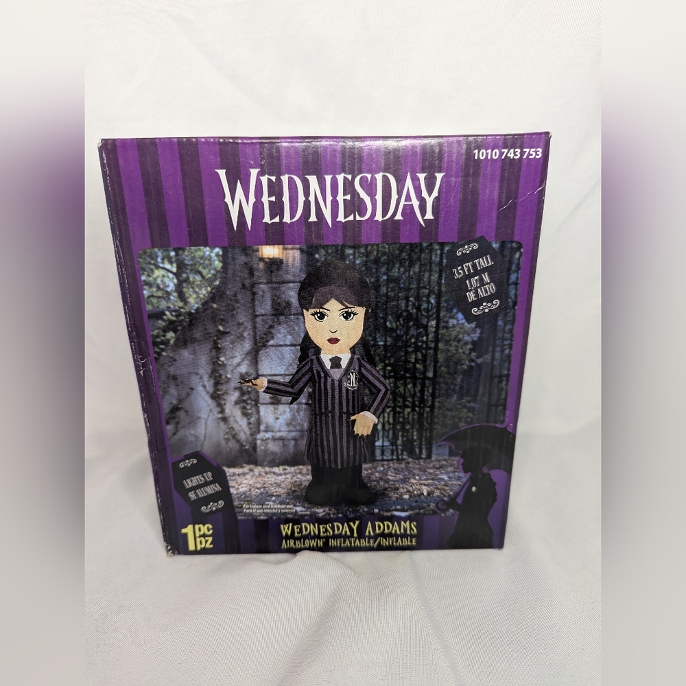 Wednesday Addams Airblown Inflatable 3.5 Ft Tall - NEW
